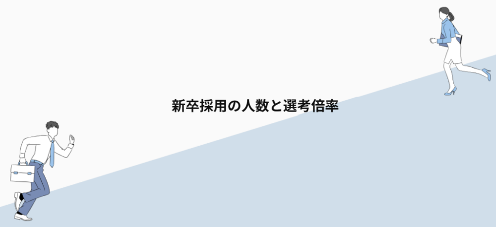 新卒採用の人数と選考倍率