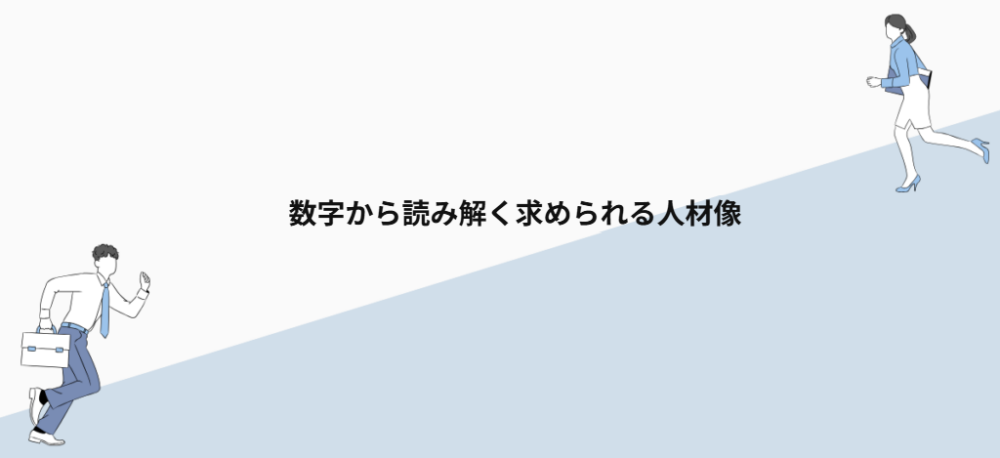 数字から読み解く求められる人材像