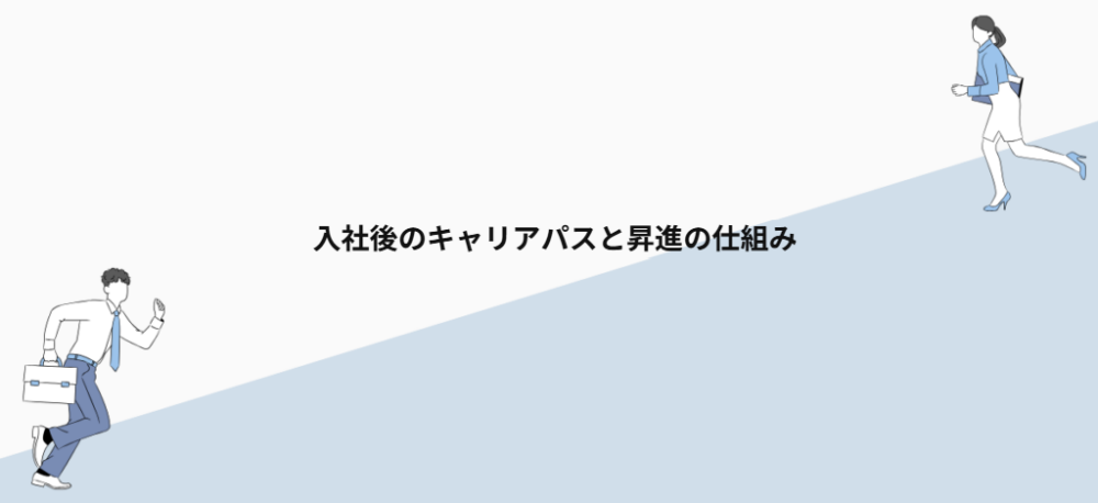 入社後のキャリアパスと昇進の仕組み