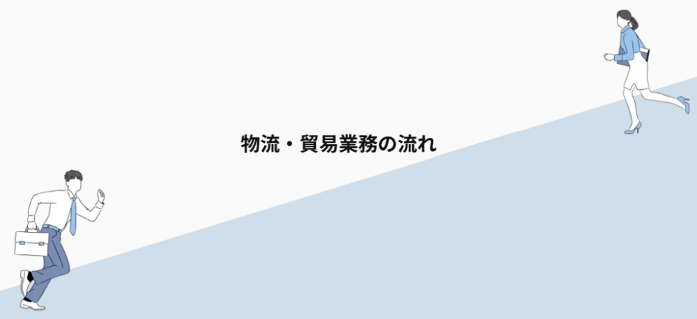 物流・貿易業務の流れ